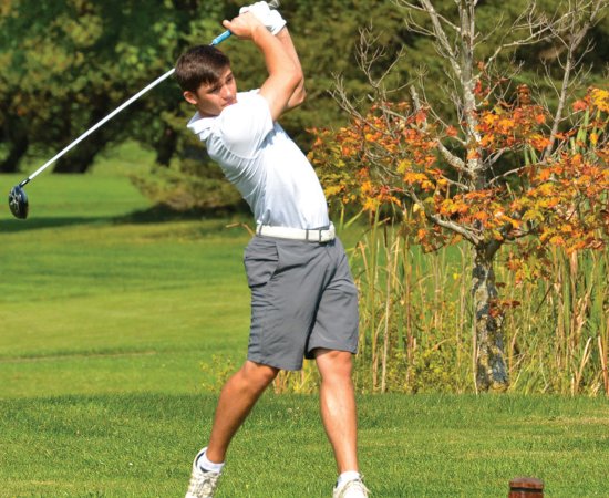 Josh Kienz '21 on Golf Course
