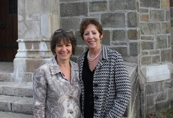 Lisa Balschunat 85 and Jacqueline LaChance McKeon 84