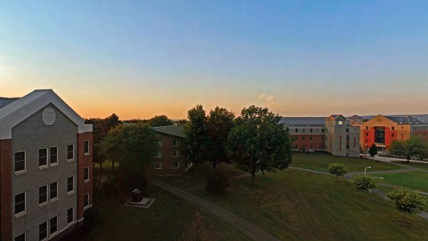 Dorm pano sunset