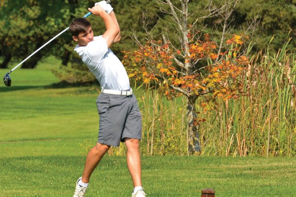 Josh Kienz '21 on Golf Course