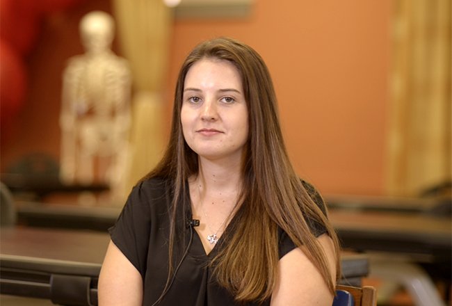 Stephanie Williams, graduate student in the Doctor of Physical Therapy program