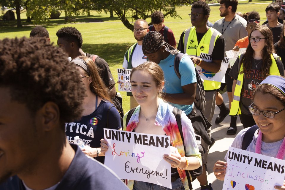 Unity Walk at Utica College