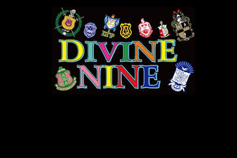 Logo for Divine Nine discussion event.