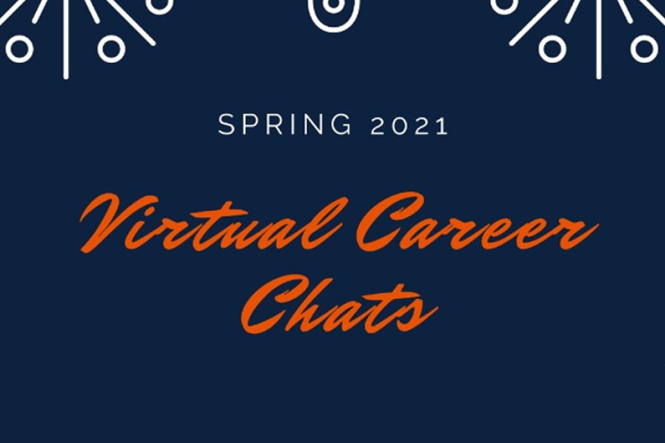 Spring 2021 Virtual Career Chats logo