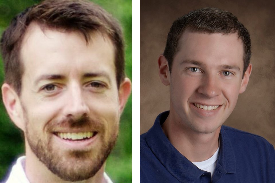 Michael McCarthy and Data Science grad Joseph Schmit 19